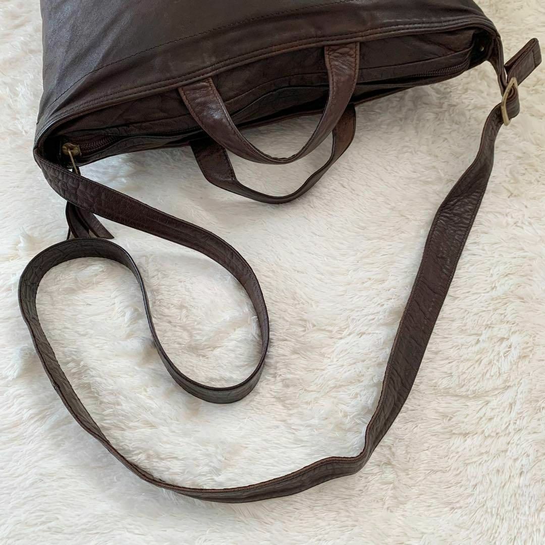 PORTER ポーター ショルダーバッグ 2way 馬革 ホースレザー ブラウン