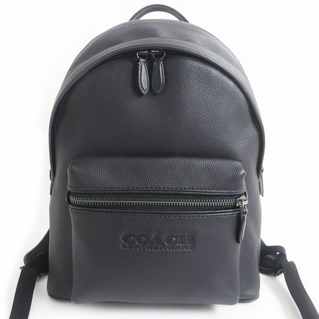 未使用品□COACH/コーチ C2286 ロゴ入り チャーター レザー バックパック/リュックサック/バッグ ブラック ロゴチャーム・保存袋付き |  フリマアプリ ラクマ