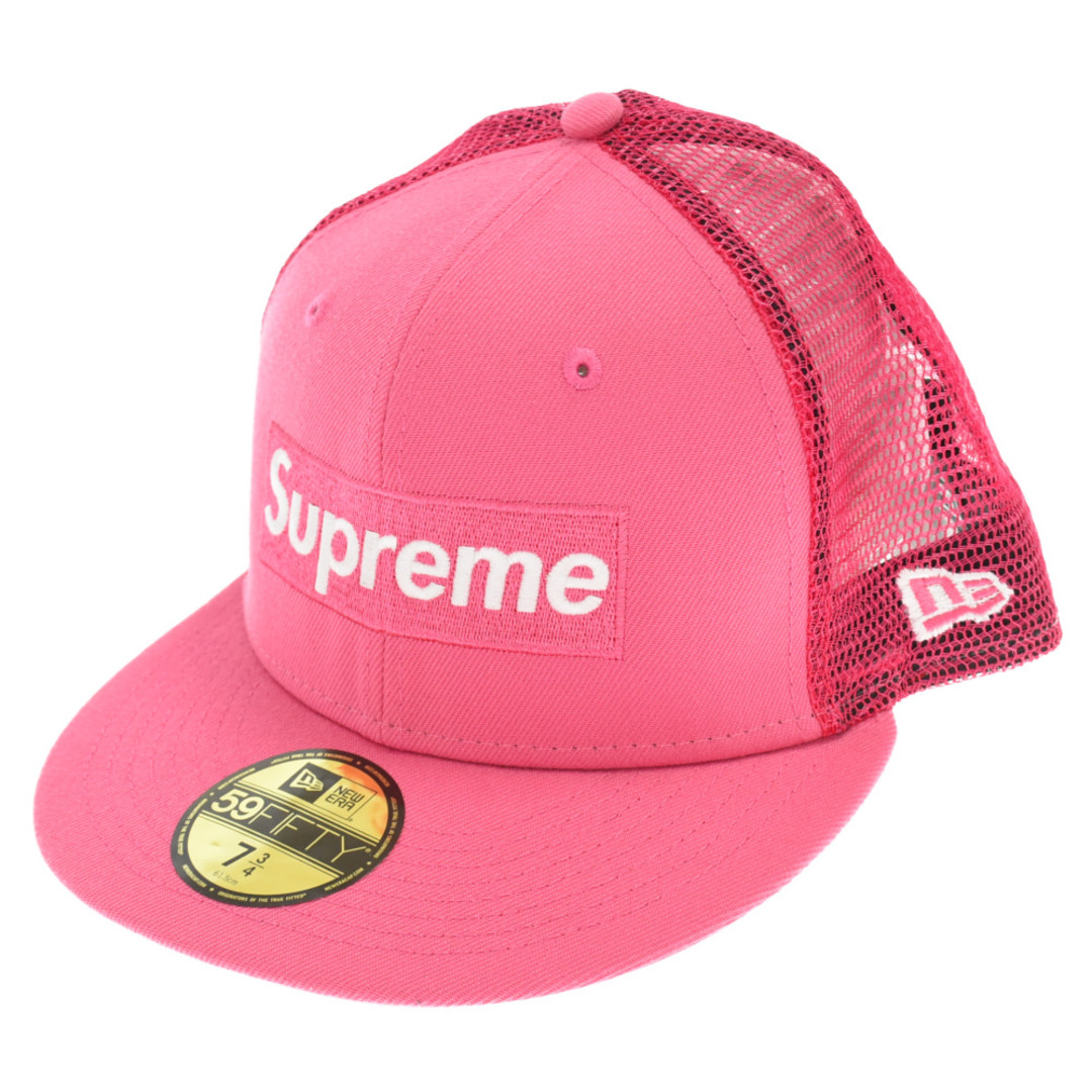 SUPREME シュプリーム 22SS×New Era Box Logo Mesh Back×ニューエラボックスロゴ メッシュキャップ ブラック