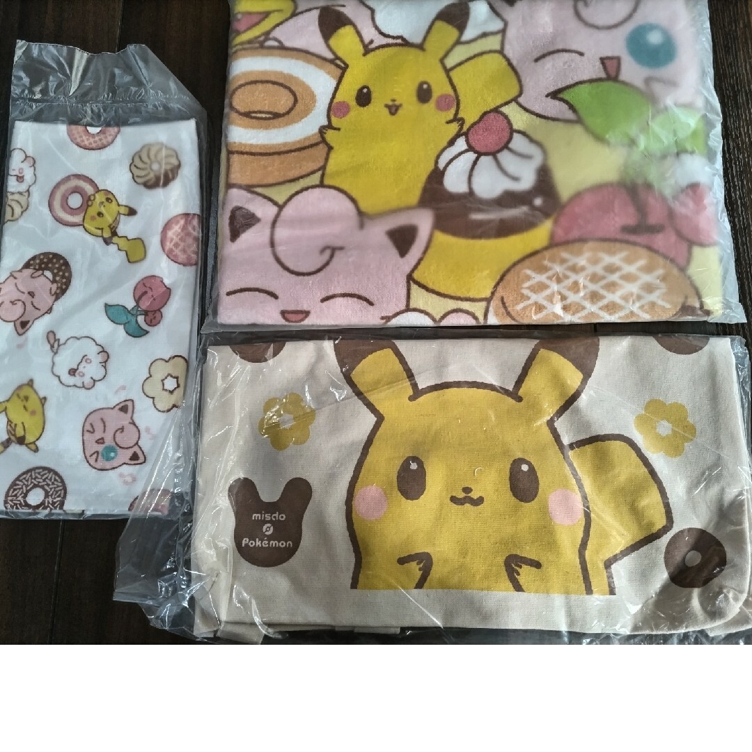 ポケモン(ポケモン)の18　ポケモン×ミスドグッズ３点セット エンタメ/ホビーのコレクション(ノベルティグッズ)の商品写真