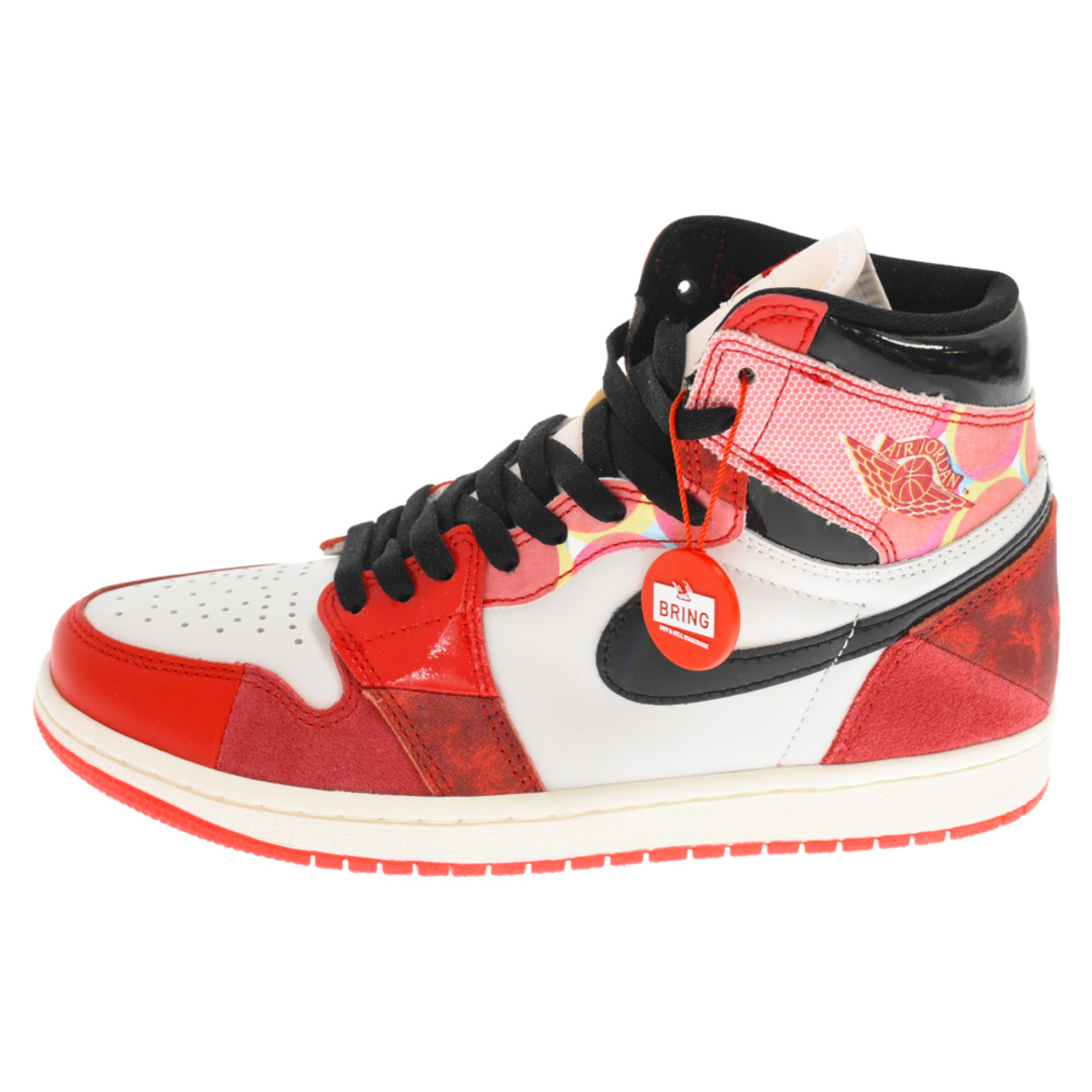 NIKE ナイキ AIR JORDAN 1 HIGH OG SP Spider-Man Across エアジョーダン1ハイ スパイダーマン ホワイト/レッド ハイカットスニーカー DV1748-601