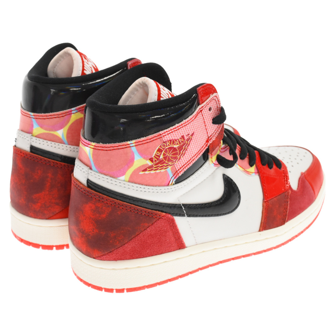 NIKE ナイキ AIR JORDAN 1 HIGH OG SP Spider-Man Across エアジョーダン1ハイ スパイダーマン ホワイト/レッド ハイカットスニーカー DV1748-601