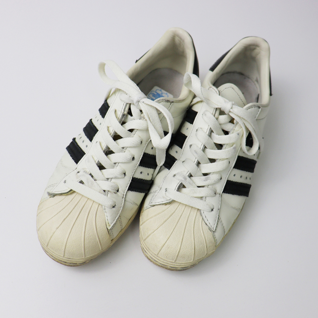 アディダスオリジナルス adidas originals B25963 SUPER STAR 80s VINTAGE DX 24.0cm/ホワイト  ブラック スーパースター【2400013533959】