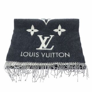 ルイヴィトン(LOUIS VUITTON)のルイヴィトン エシャルプ レイキャビック マフラー ストール M71040 黒■(マフラー)