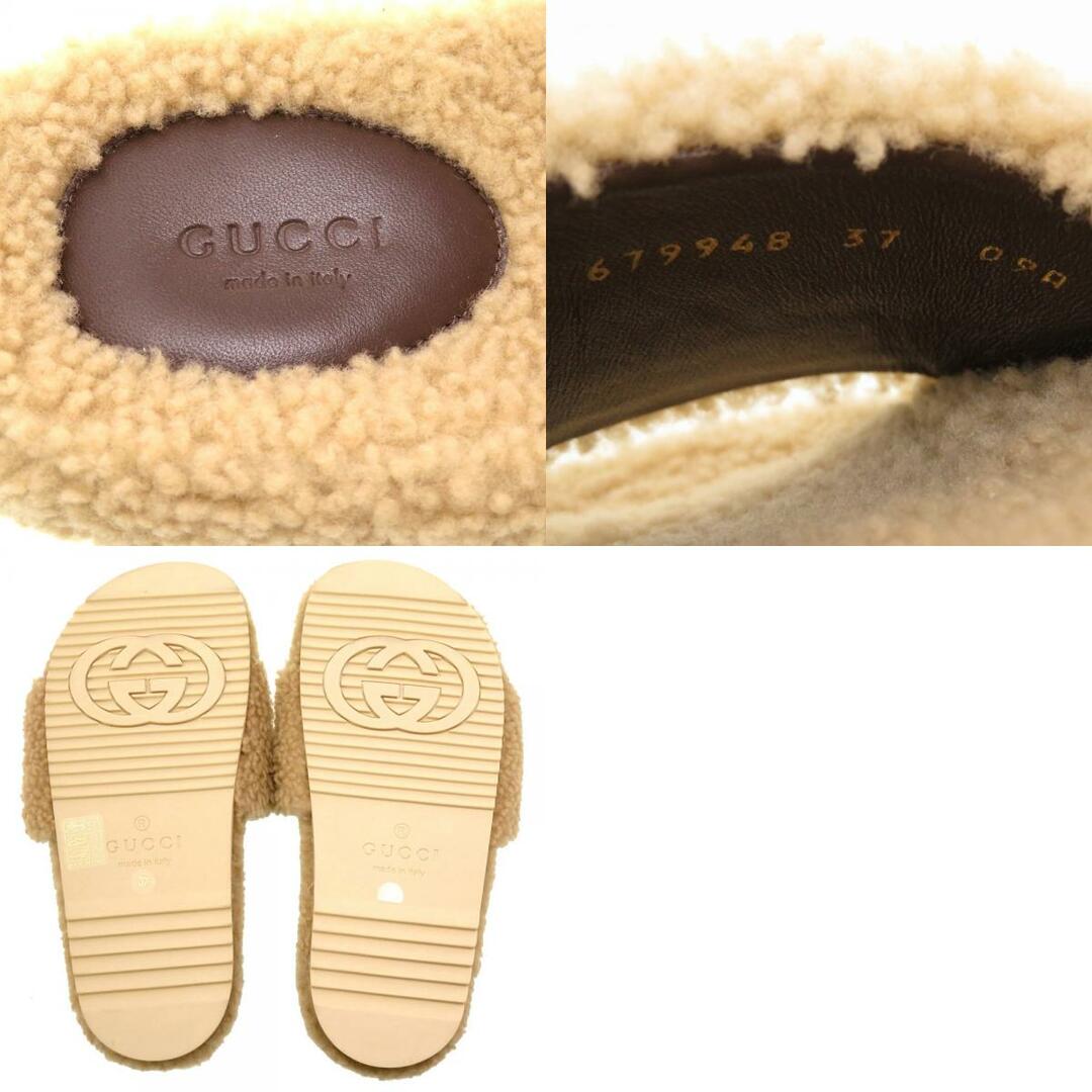 Gucci(グッチ)の未使用 グッチ × ノースフェイス 0サンダル 679 948 サンダル ムートン/ボア ベージュ 0058 【中古】 GUCCI × THE NORTH FACE メンズの靴/シューズ(サンダル)の商品写真