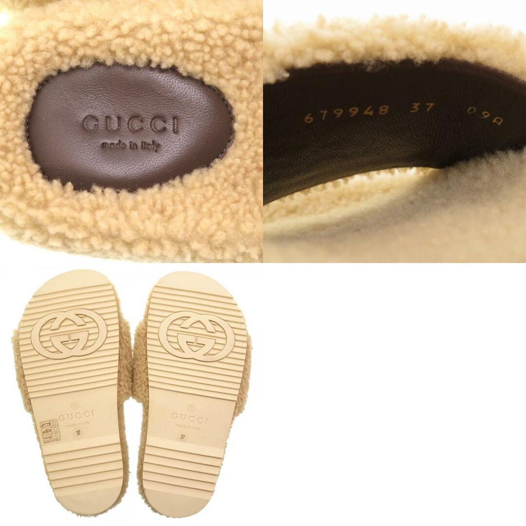 Gucci(グッチ)の未使用 グッチ × ノースフェイス 0サンダル 679 948 サンダル ムートン/ボア ベージュ 0059 【中古】 GUCCI × THE NORTH FACE メンズの靴/シューズ(サンダル)の商品写真