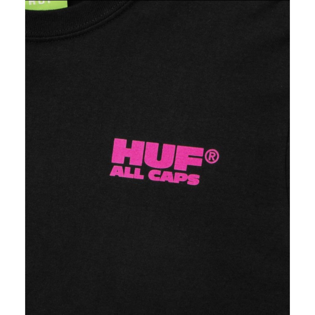 HUF(ハフ)のハフ HUF ロンT ロングスリーブT  長袖 Tシャツ パーカー ブラック M メンズのトップス(Tシャツ/カットソー(七分/長袖))の商品写真