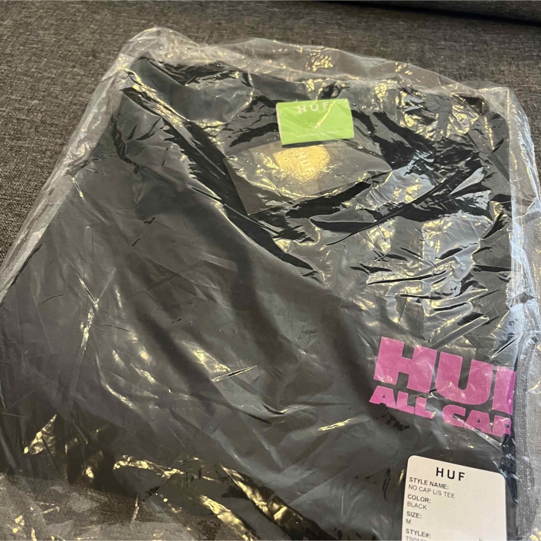 HUF(ハフ)のハフ HUF ロンT ロングスリーブT  長袖 Tシャツ パーカー ブラック M メンズのトップス(Tシャツ/カットソー(七分/長袖))の商品写真