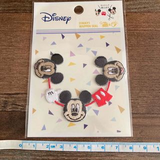 ディズニー(Disney)のディズニー ミッキー ラインワッペン シール アイロン 2WAY(各種パーツ)