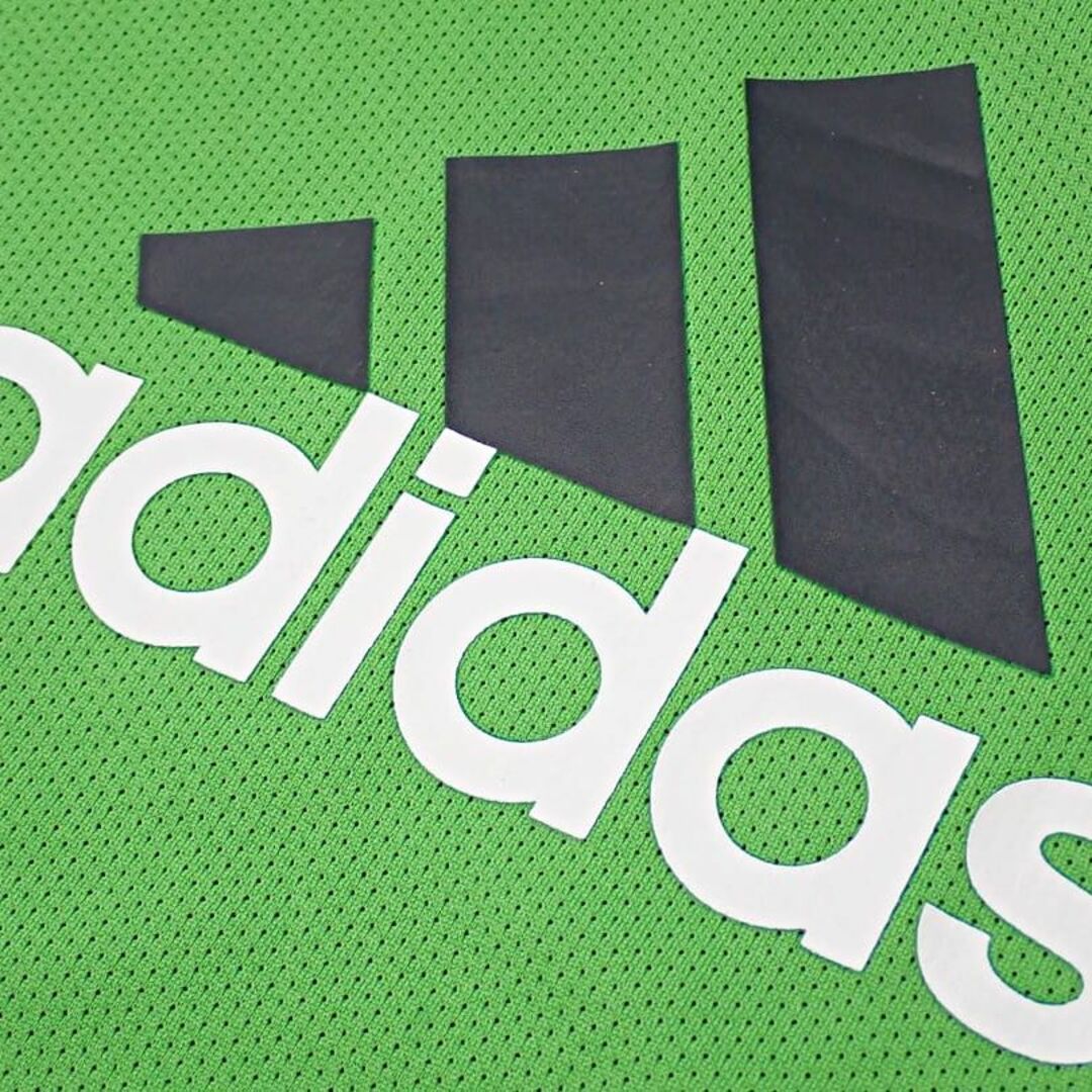 adidas(アディダス)のADIDAS CLIMALITE アディダス メンズ Tシャツ O13825 グリーンｘブラック 中古B 【送料無料】 A-8235 メンズのトップス(Tシャツ/カットソー(半袖/袖なし))の商品写真