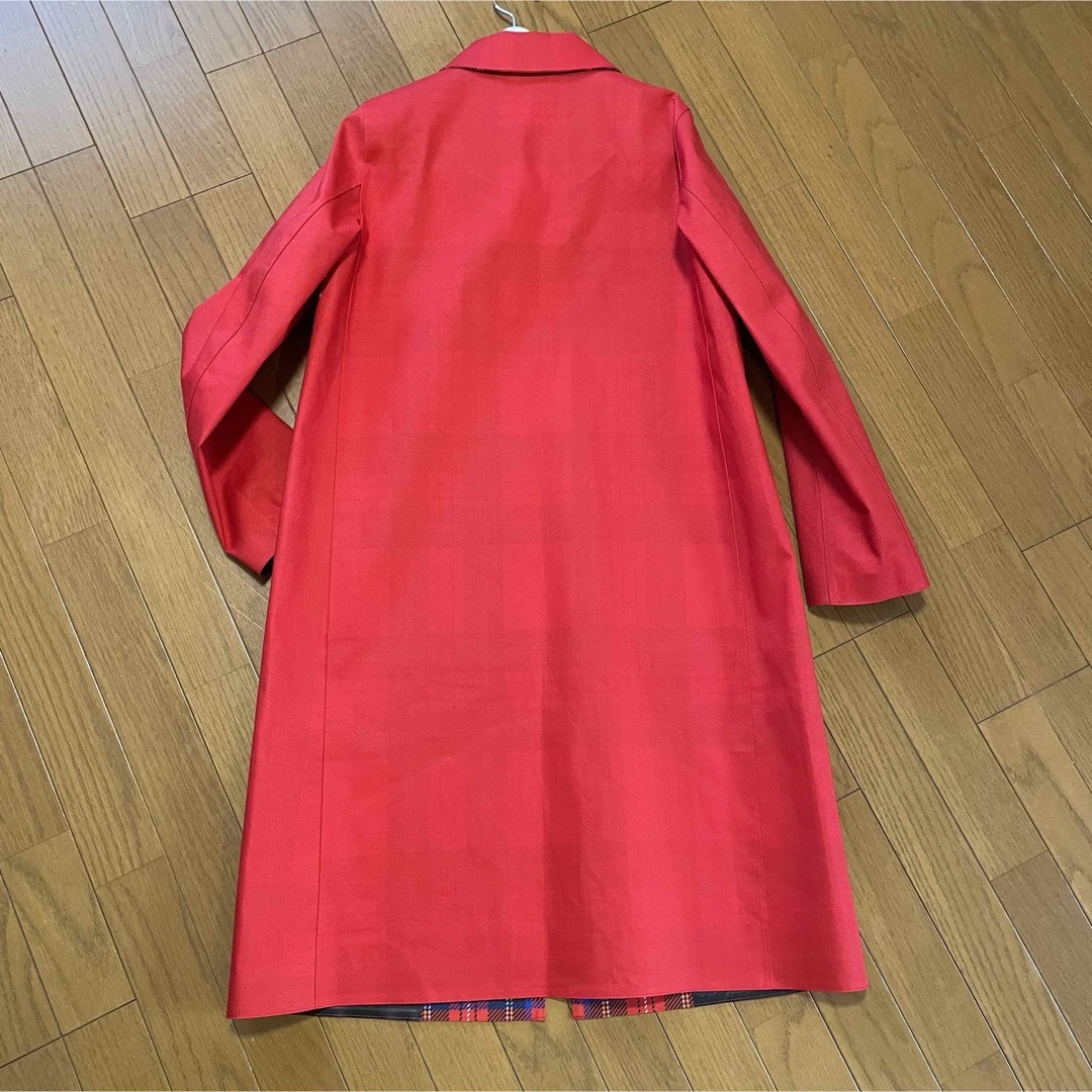 MACKINTOSH - ⚫︎Mackintoshマッキントッシュ赤裏地チェックゴム引き MACKINTOSH - ⚫︎Mackintoshマッキントッシュ赤裏地チェックゴム引き