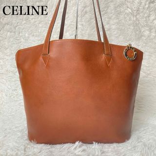 希少美品　CELINE　セリーヌ サークル金具 トートバッグ レザー　大容量