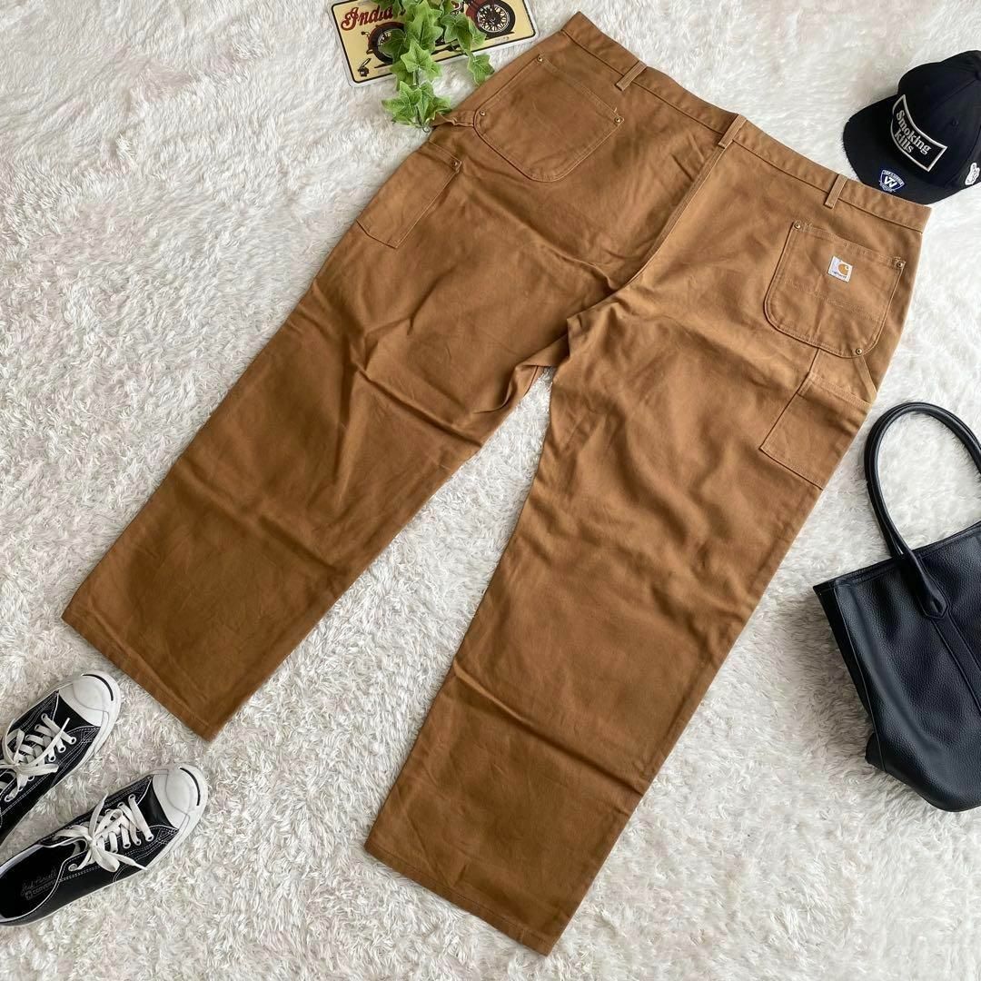 ★美品 90s carhartt カーハート ダブルニー ダック地 極太 W50