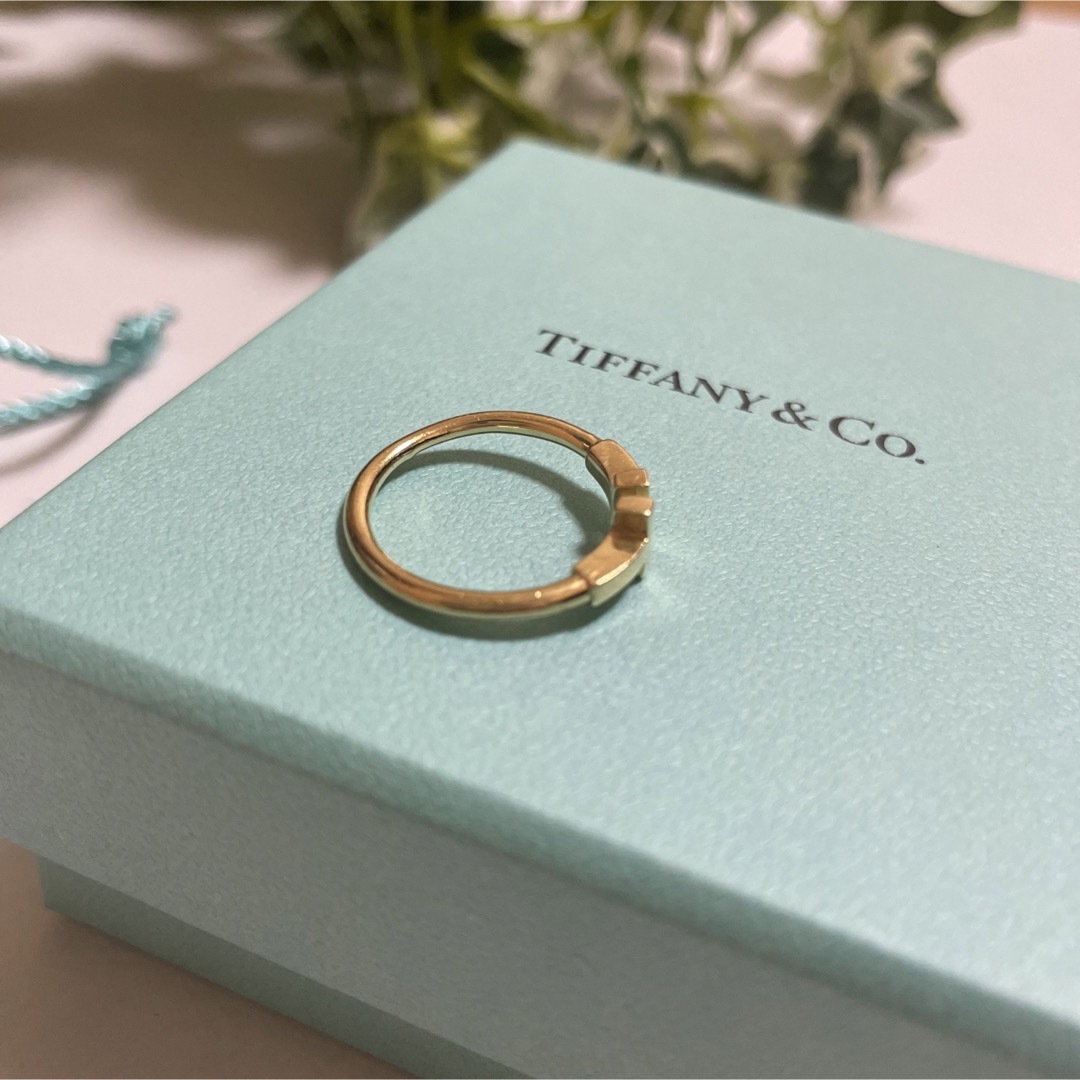 TIFFANY & Co.(ティファニー) サイズ:11.5号 18KWG Tワイヤーリング