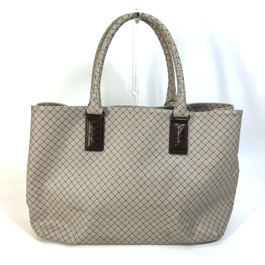 メンズボッテガヴェネタ BOTTEGA VENETA マルコポーロ ショルダーバッグ 肩掛け  カバン トートバッグ PVC/レザー グレー