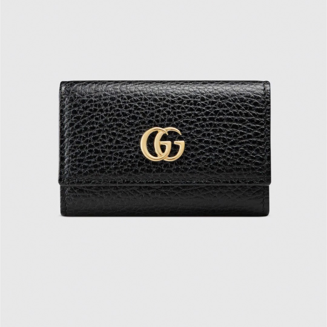 GUCCI レザーキーケース GGマーモント 箱付き-