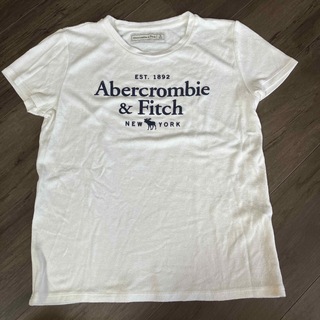 Abercrombie &Fitch アバクロ 半袖裾　ロゴ　Tシャツ　トップス