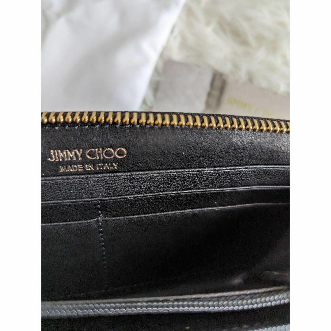 JIMMY CHOO(ジミーチュウ)のJimmy Choo　ジミーチュウ　スター スタッズ　ラウンドファスナー　長財布 レディースのファッション小物(財布)の商品写真