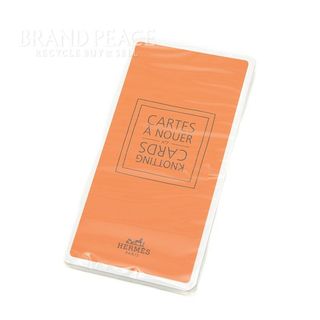 超美品 HERMES エルメス ポケットチーフ スカーフの巻き方カード付き