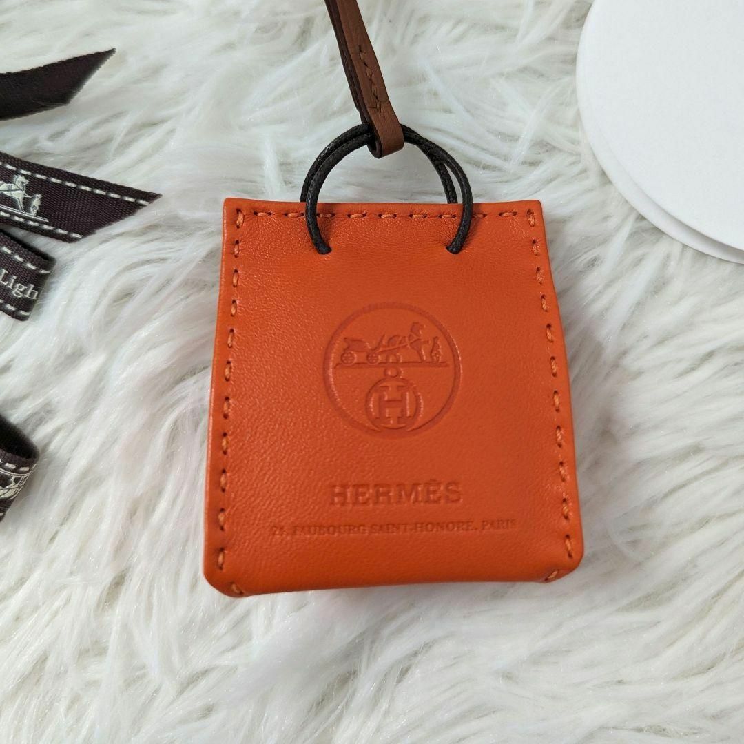 美品　HERMES　エルメス　サック　オランジュ　箱付　アクセサリー　チャーム