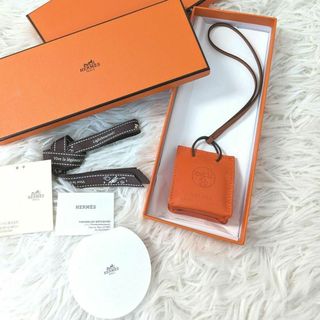 エルメス(Hermes)のHERMES　エルメス　サック　オランジュ　箱付　アクセサリー　チャーム(キーホルダー)