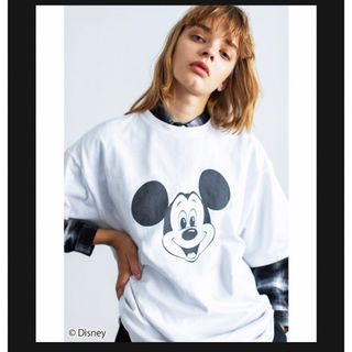 WCJ Disney100 ミッキーTシャツ ホワイト 白 若槻千夏