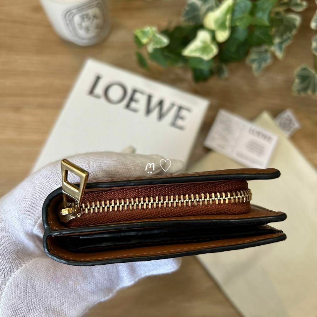 LOEWE   LOEWE ロエベ リピートアナグラム コンパクトジップウォレット