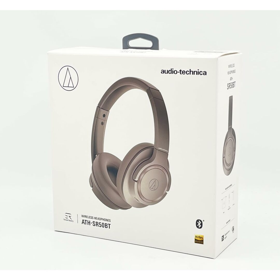 audio-technica  ヘッドホン ブラウン ATH-SR50BT BW