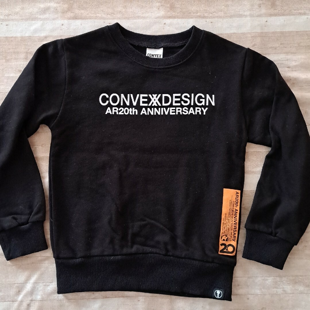 CONVEX(コンベックス)のCONVEX トレーナー XD パーカー ブラック ネイビー 120（130） キッズ/ベビー/マタニティのキッズ服男の子用(90cm~)(Tシャツ/カットソー)の商品写真