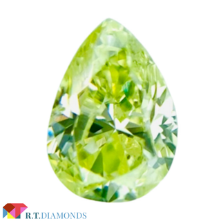 FANCY YELLOW GREEN 0.112ct PS/RT2171/CGL(その他)