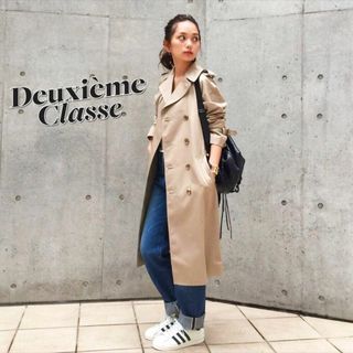 【送料無料】★Deuxieme Classe ギャバトレンチコート size36bullurato