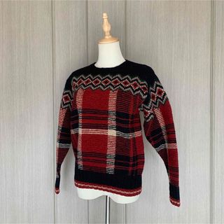 ポロラルフローレン(POLO RALPH LAUREN)の美品　ポロラルフローレン M ウール ニット ローゲージ(ニット/セーター)