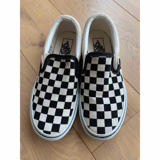 ヴァンズ(VANS)の【VANS】スリッポン チェッカー 23cm(スニーカー)