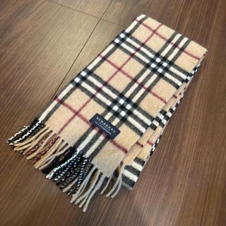 バーバリー(BURBERRY)のバーバリーロンドン　カシミアマフラー　ノバチェック　(マフラー/ショール)