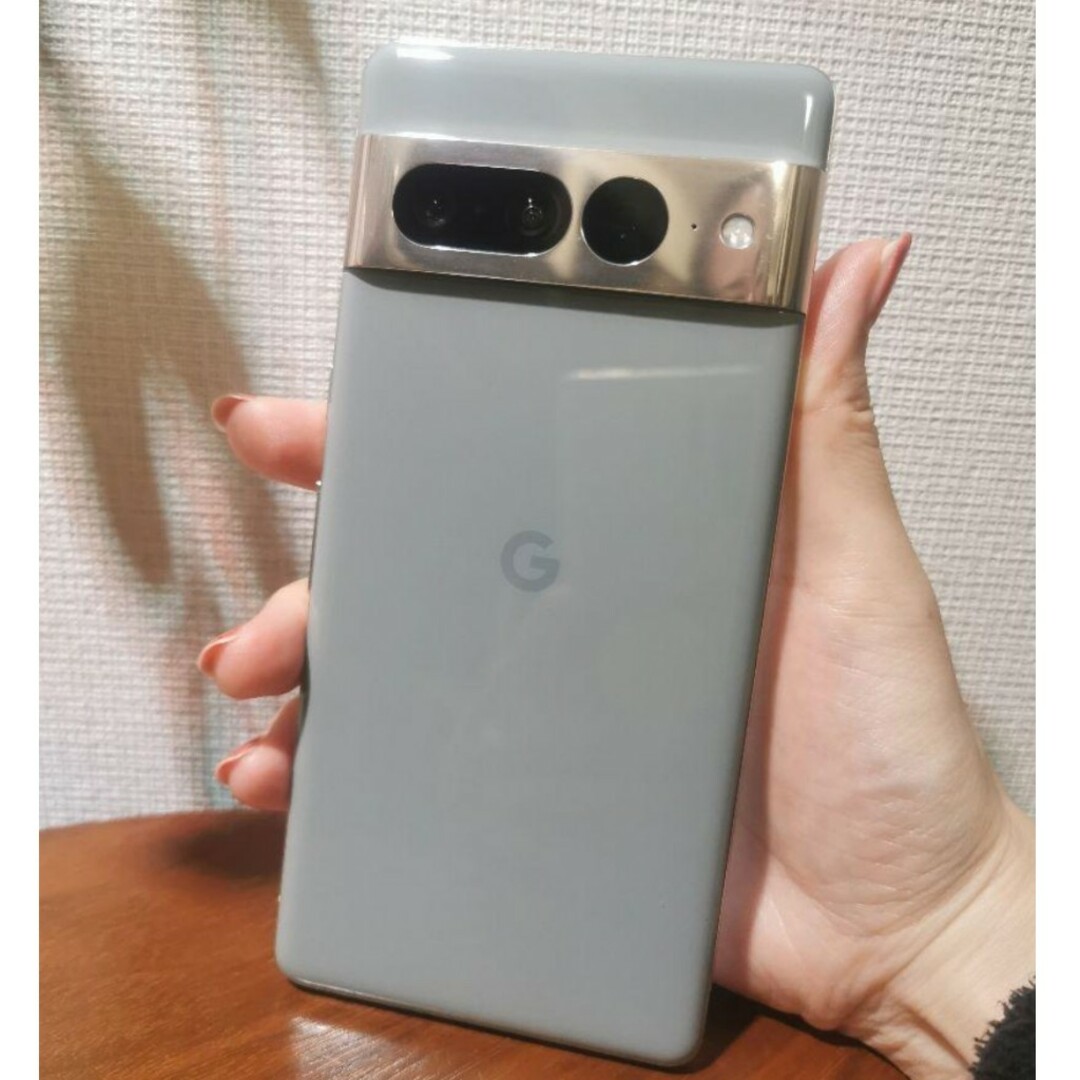 Google Pixel(グーグルピクセル)のPixel7 Pro Hazel 128 GB スマホ/家電/カメラのスマートフォン/携帯電話(スマートフォン本体)の商品写真