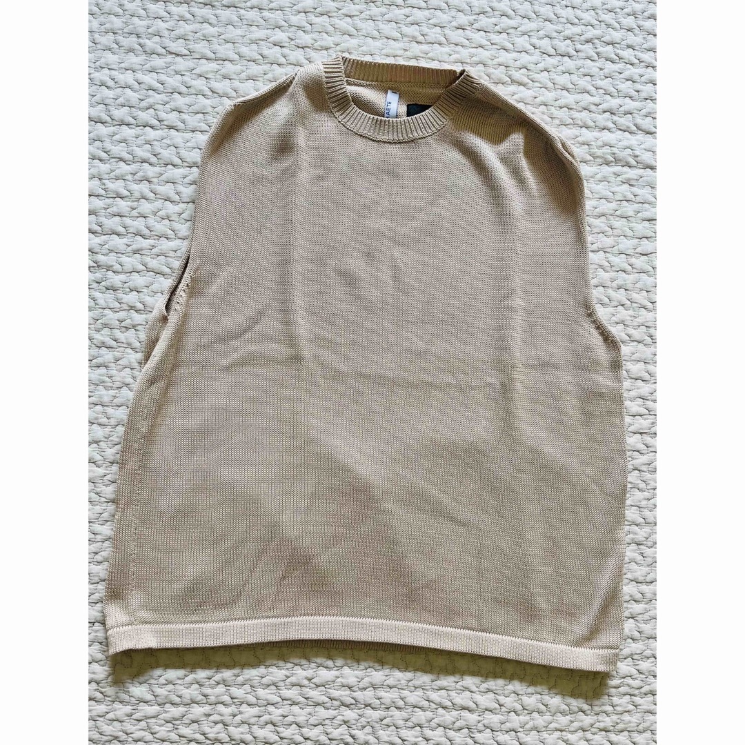 Bshop - THIBAULT VAN DER STRAETEコットンクルーネックニットベストの