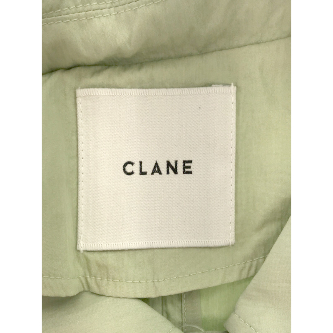 22SS CLANE クラネ バックフリル シングルコート ＊