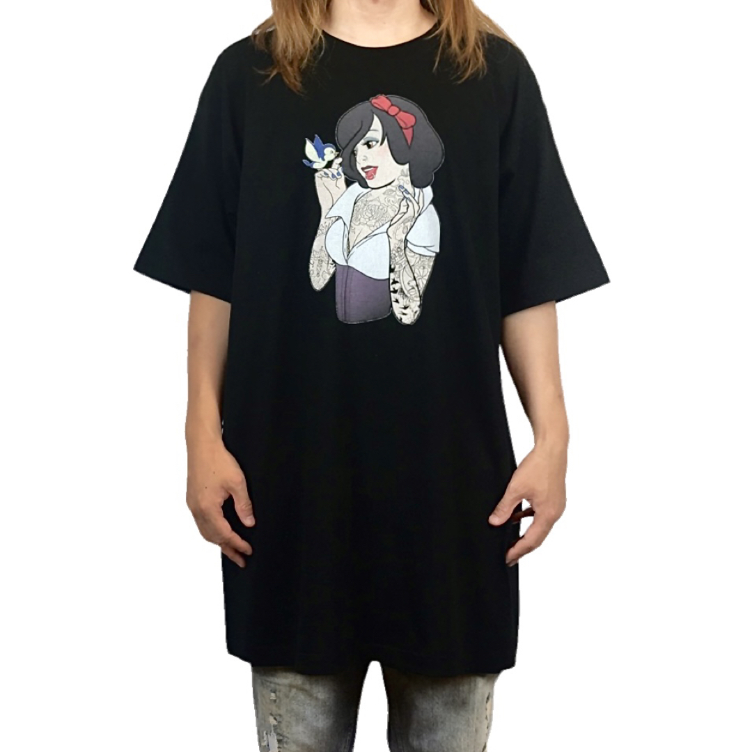 新品 白雪姫 エロ セクシー タトゥー ディズニー プリンセス ビッグ Tシャツ | フリマアプリ ラクマ