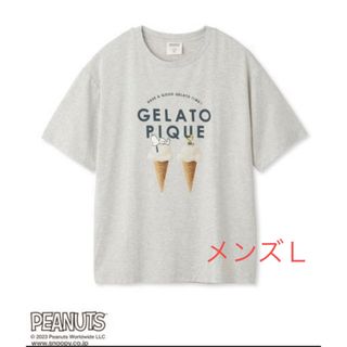 ジェラートピケ(gelato pique)の【PEANUTS】【HOMME】ワンポイントTシャツ(キャラクターグッズ)