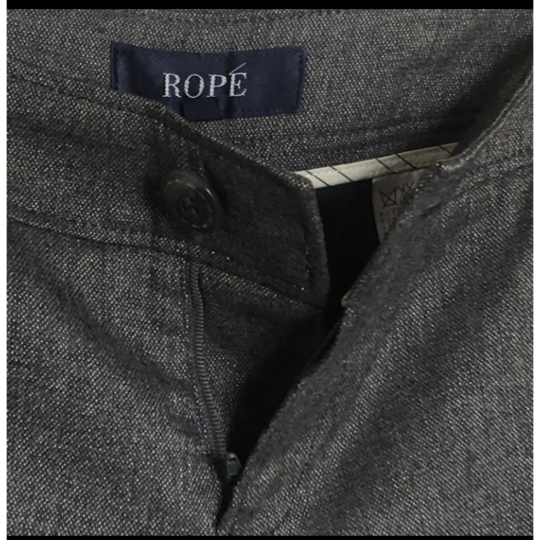 ROPE’(ロペ)の美品 上質 ROPE ロペ パンツ ハーフ 光沢 グレー M レディースのパンツ(その他)の商品写真