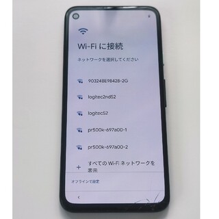 アンドロイド(ANDROID)のSIMフリー Google【Pixel 4a】Just Black(スマートフォン本体)