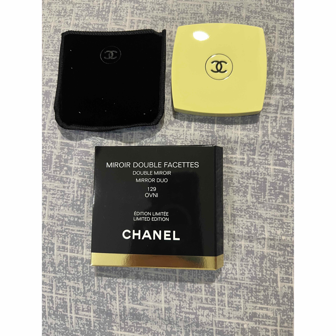 国内希少☆CHANEL シャネル 129番 ミラー オヴニー イエロー