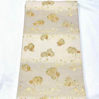 松葉が金糸で織られた袋帯 着物の通販 by TSUMUGI re:KIMONO shop|ラクマ