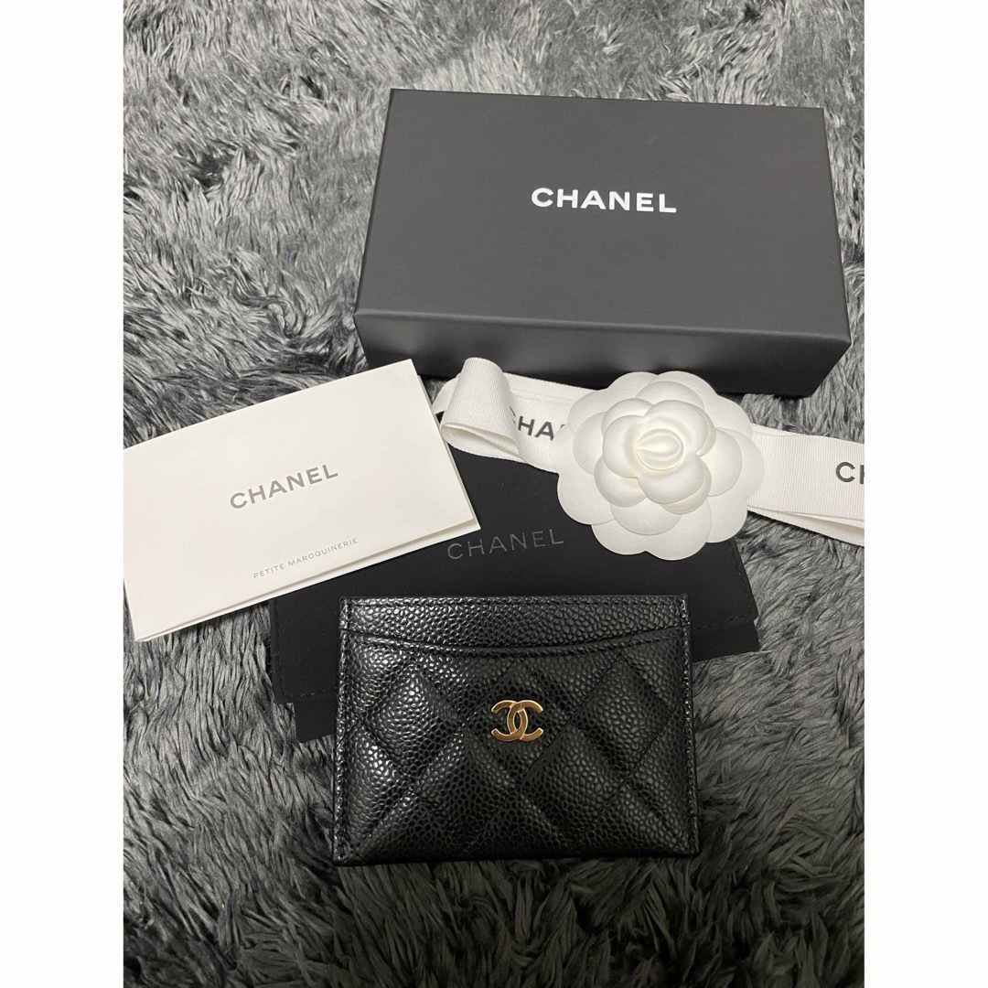 CHANEL♡カードケース キャビアスキン-