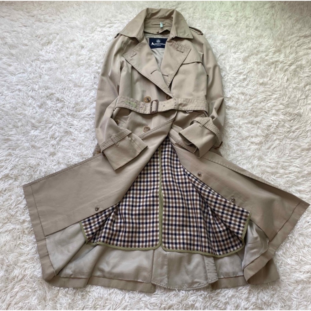 AQUA SCUTUM - アクアスキュータム トレンチコート 春服 ロングコート