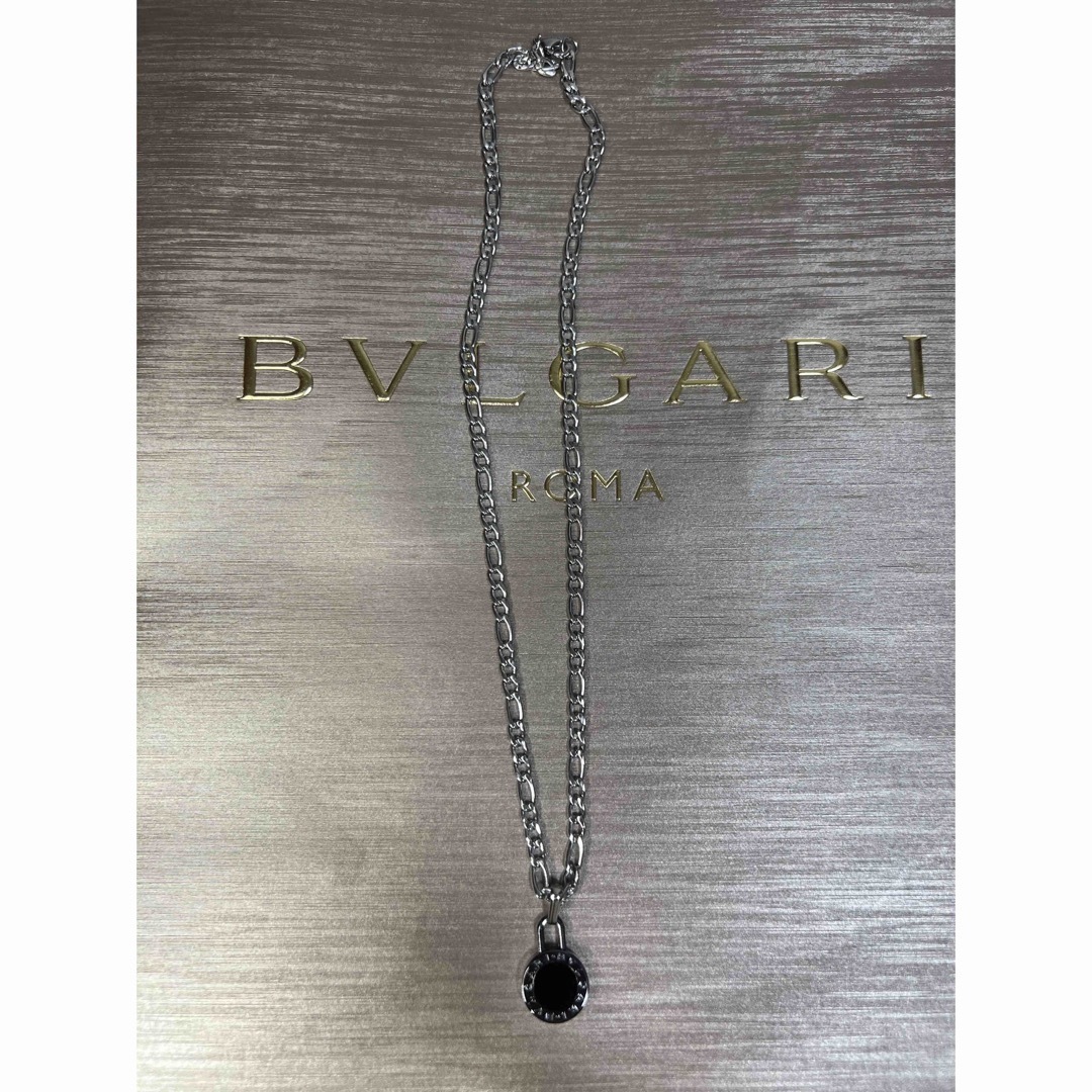 【正規新品】BVLGARI ペンダント チャーム +チェーン 革紐 ネックレス