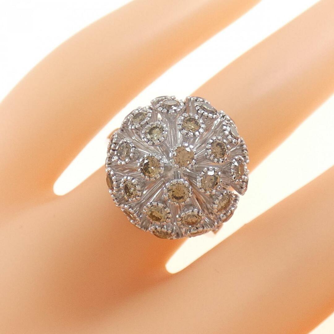 K18WG ダイヤモンド リング 3.12CT レディースのアクセサリー(リング(指輪))の商品写真