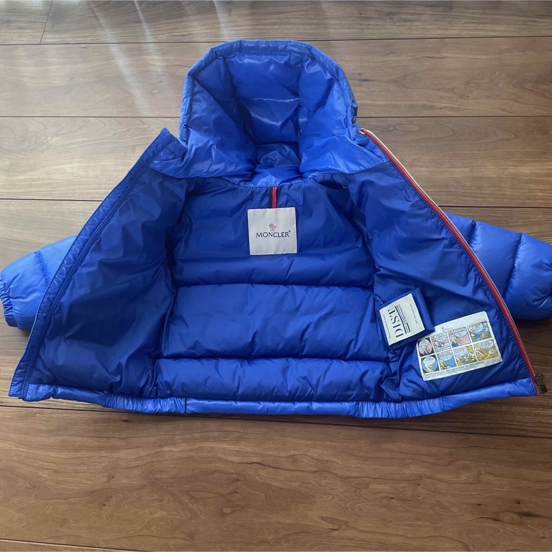 美品!MONCLER モンクレール キッズダウン ネイビー 80〜85cm - アウター