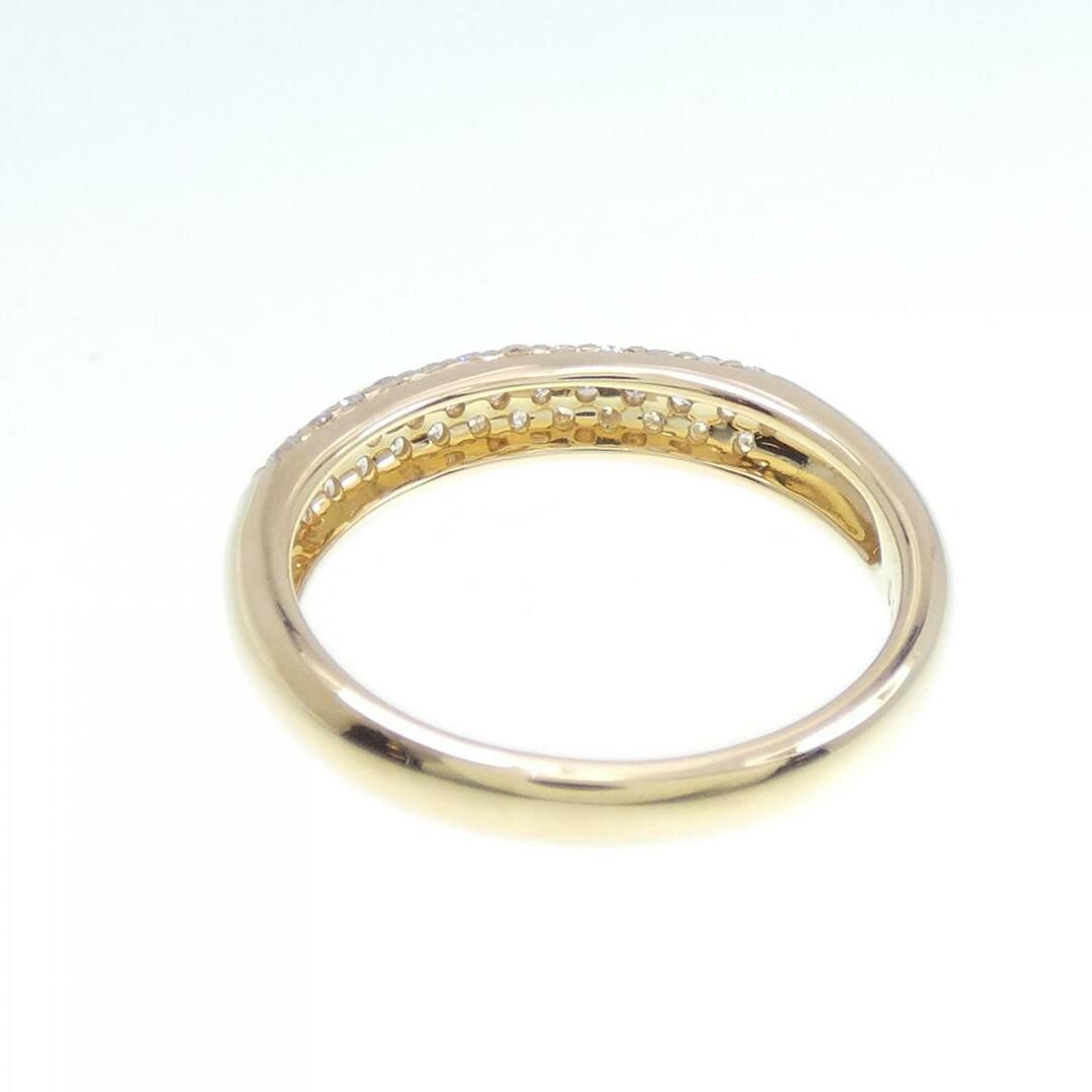 K18YG パヴェ ダイヤモンド リング 0.30CT レディースのアクセサリー(リング(指輪))の商品写真
