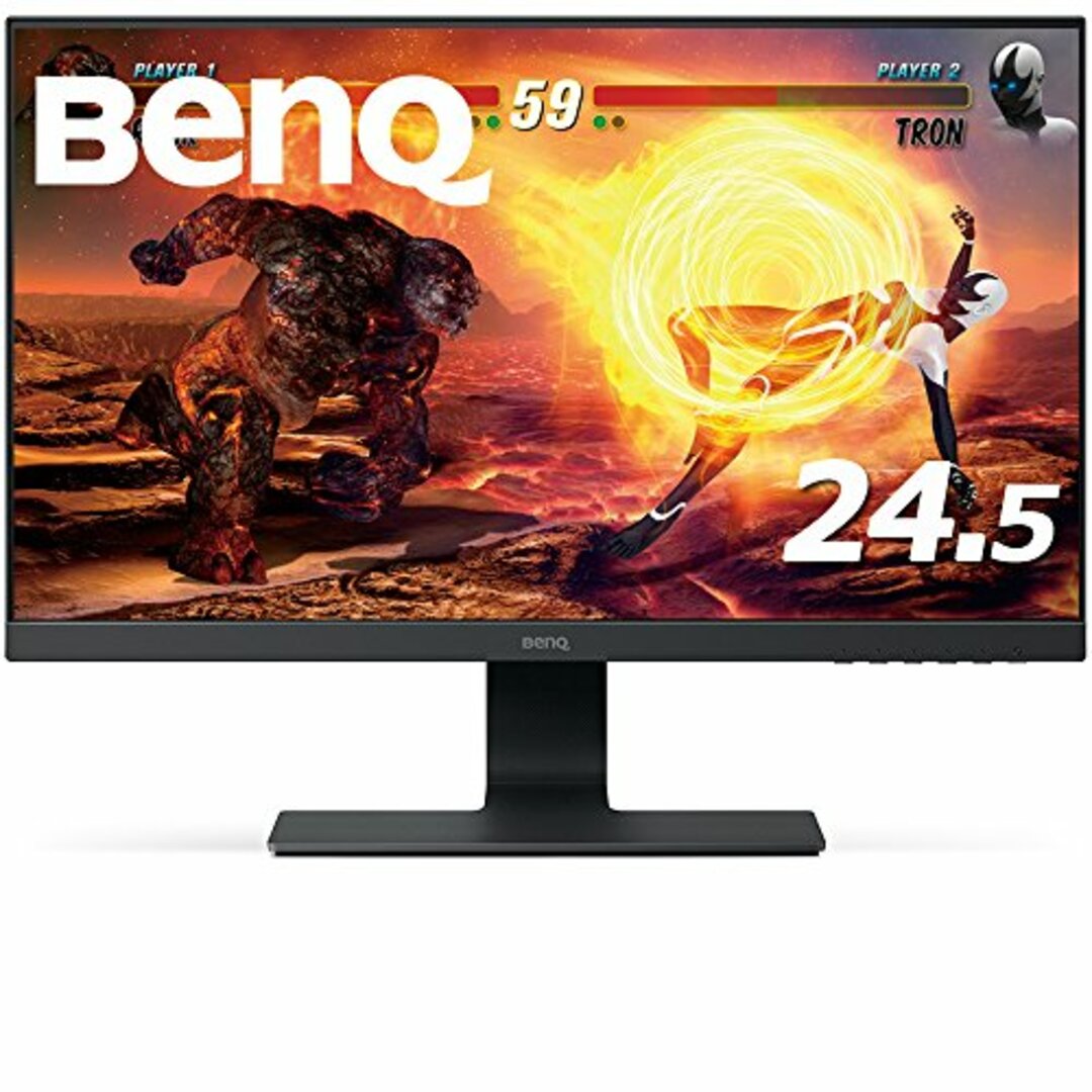 BenQ ゲーミングモニター ディスプレイ GL2580HM 24.5インチ/フルHD/TN/ウルトラスリムベゼル/HDMI,VGA,DVI端子/2ms/ブルーライト軽減